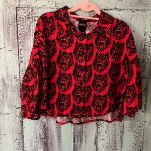 Wolverine Olivia Cropped Linen Top XL